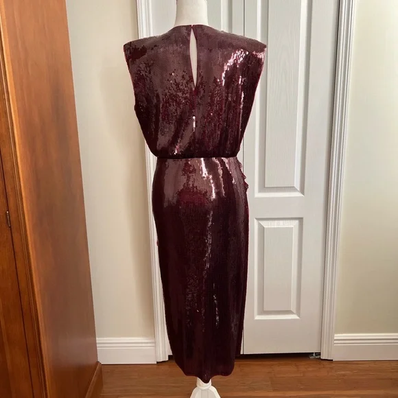 EXPRESS Sequin Midi Dress. Size S - Picture 9 of 16
